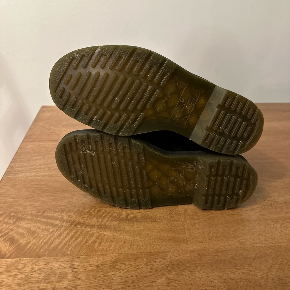 GUC Dr. Martens Black Leather Combat Boots–US 7M/8L - Picture 6 of 7